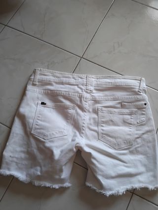 Shorts donna estivi bianchi e beige tg S