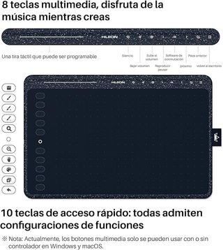 Tablet HUION HS611 dibujo digital