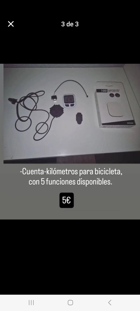 Ciclocomputador Bicicleta 5 Funciones