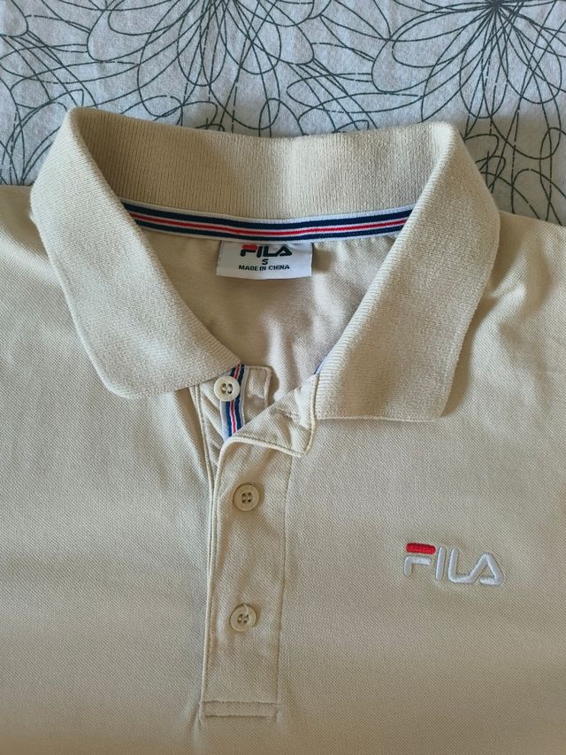 Polo Fila Uomo S Beige