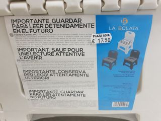 Taburetes Plegables La Bolata 29 × 42 × 43 cm