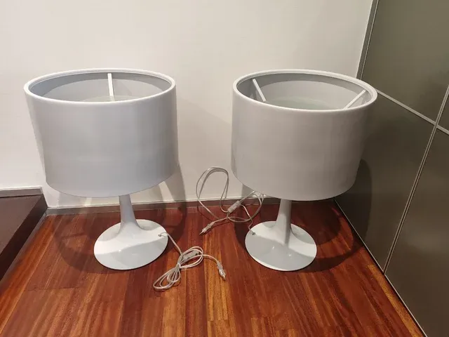 2 Lámparas Floss Spun Light Blancas