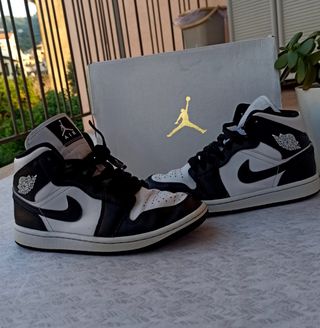 Nike Air Jordan 1 Mid 36,5 - Bianche e Nere