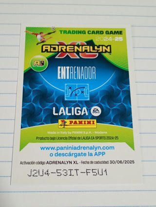 Adrenalyn XL - Carta Entrenador Eduardo Coudet