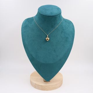 Collar corazón oro 9k