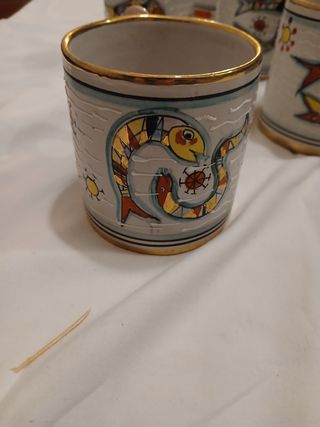 Servizio Deruta: brocca e 6 tazze