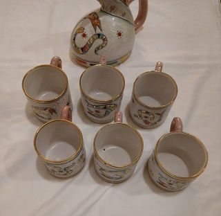 Servizio Deruta: brocca e 6 tazze