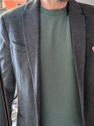 Americana gris - Blazer gris oscuro