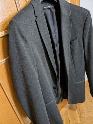Americana gris - Blazer gris oscuro