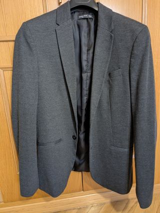 Americana gris - Blazer gris oscuro