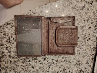 Cartera Piel Vintage Marrón