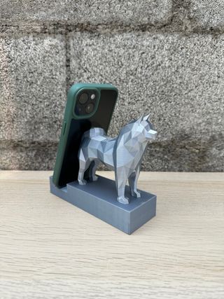 Porta cellulare cane Akita phone holder supporto