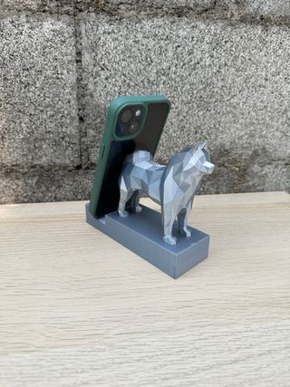 Porta cellulare cane Akita phone holder supporto