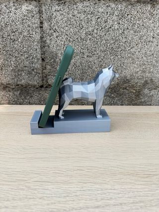 Porta cellulare cane Akita phone holder supporto
