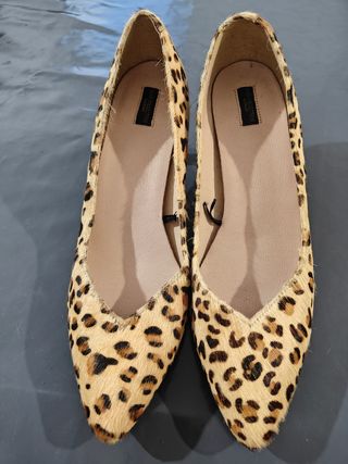 Zapatos tacón leopardo talla 39