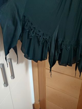 Falda larga negra - boho chic