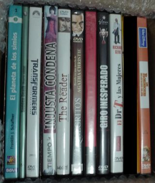 16 películas en DVD variadas