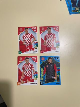 Cromos Panini - 3 jugadores + entrenador