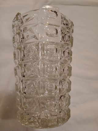 Vaso fiori vetro trasparente