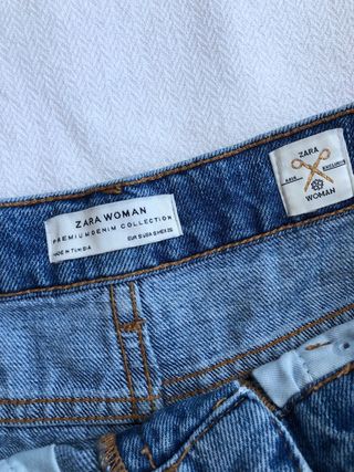 Minifalda vaquera Zara - azul