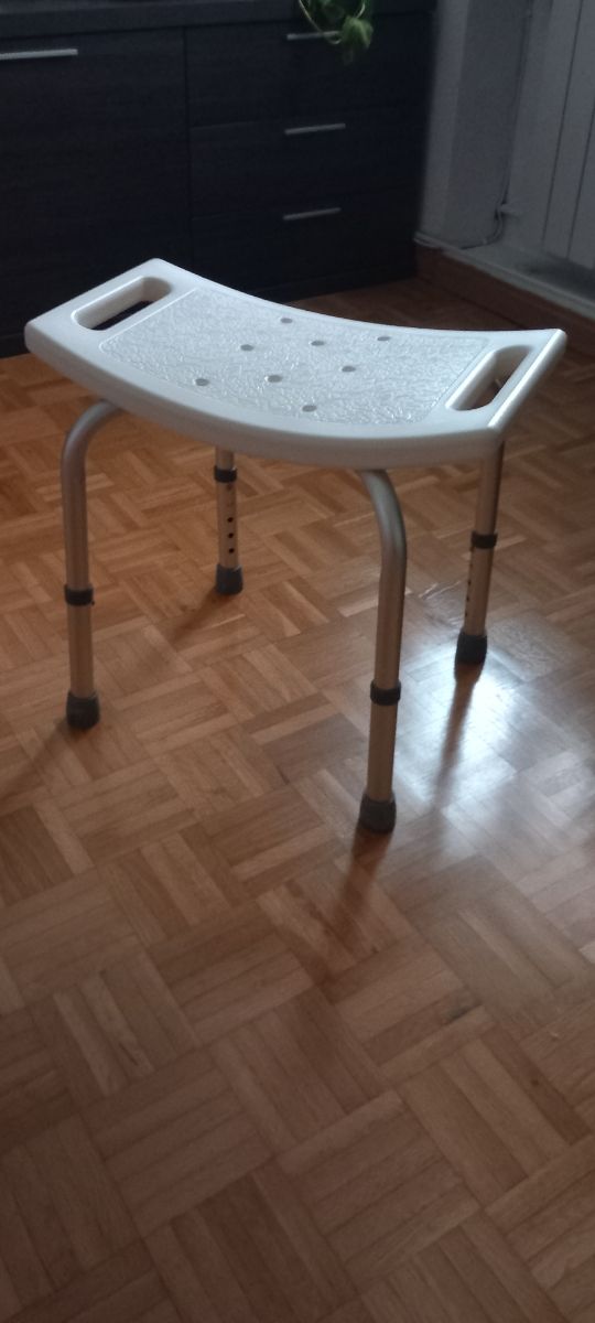 Banco ducha geriátrico blanco