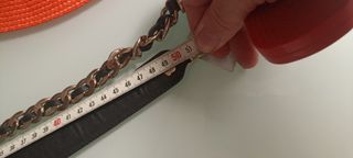 Cinturón Tous vintage negro y dorado, nuevo