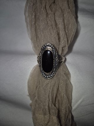 Anillo de metal oval  17,7 mm