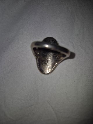 Anillo de metal oval  17,7 mm