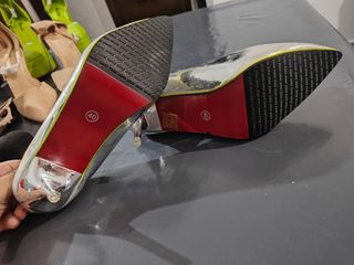 Zapatos tacón Mujer 40 Plata