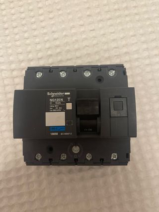 Interruptor automático Schneider NG125N 63A
