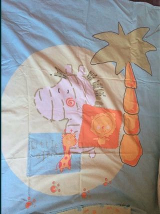 Jogo de Berço Safari - Grade e capa Edredom