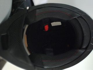 Casco moto UCHOOSE, blanco y rojo