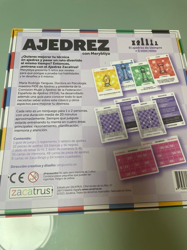 Ajedrez Merybliya - Juego de Mesa