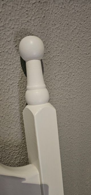Cabecero cama 90cm blanco madera