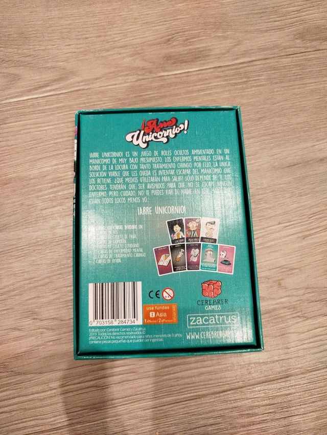 Juego de mesa Arre Unicornio