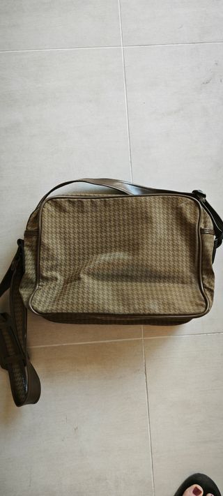 Borsa Jaguar marrone e verde oliva