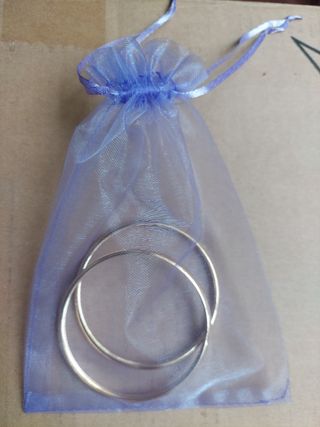 Pulseras doradas - 2 unidades