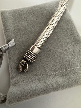 ENORME PULSERA DE PLATA 925 MACIZA 83,4gr 20cm NEW