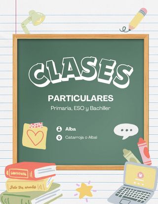 Clases particulares Primaria, ESO, Bachiller