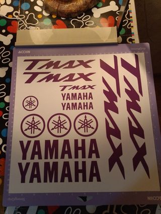 Kit Pegatinas Yamaha TMAX Morado