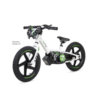 Mini Bici electrica Apex7 de 16” pulgadas blanca
