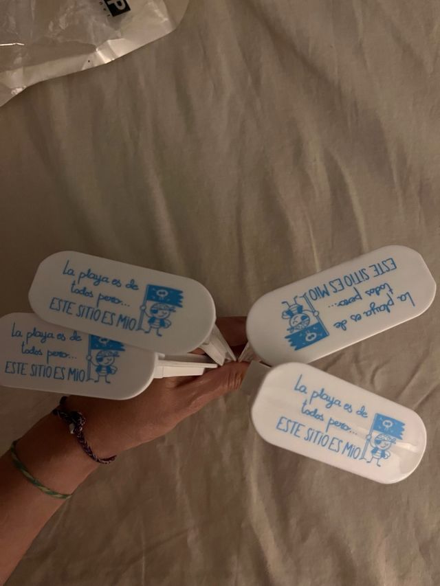 4 Pinzas pareo Playa