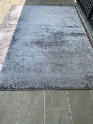 Tappeto Grigio in Poliestere