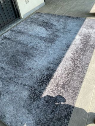 Tappeto Grigio in Poliestere