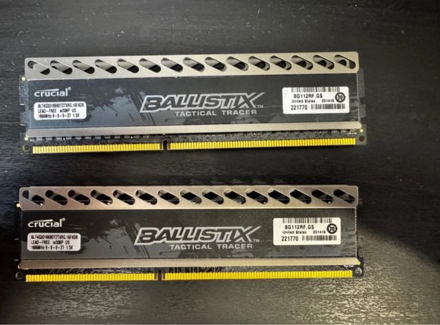 RAM Crucial Ballistix 8GB DDR4