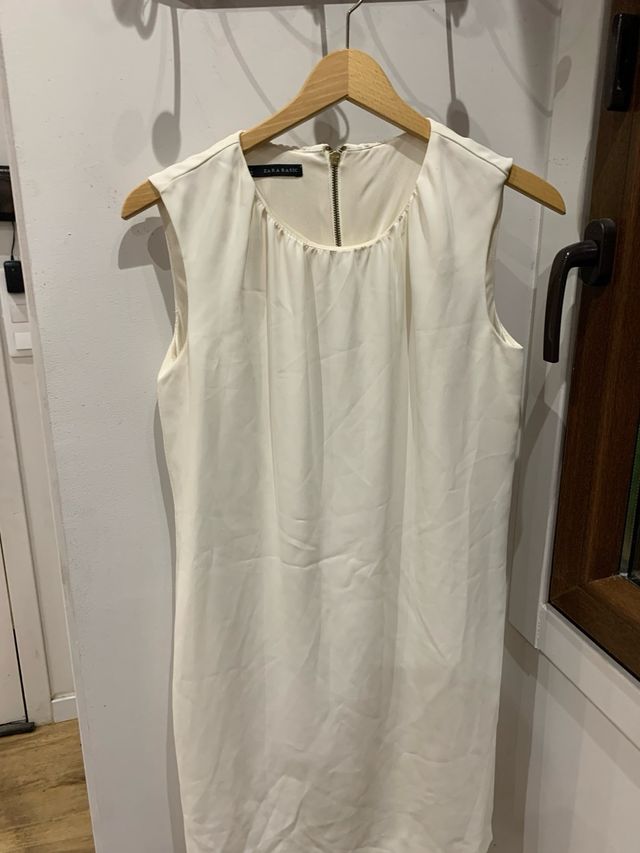 Vestido Zara blanco - Talla L