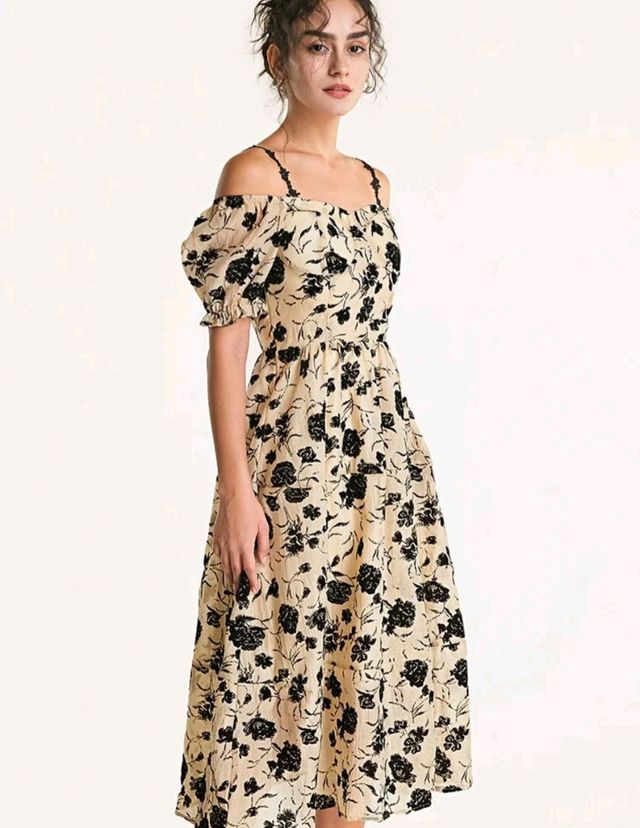 Vestido floral vintage