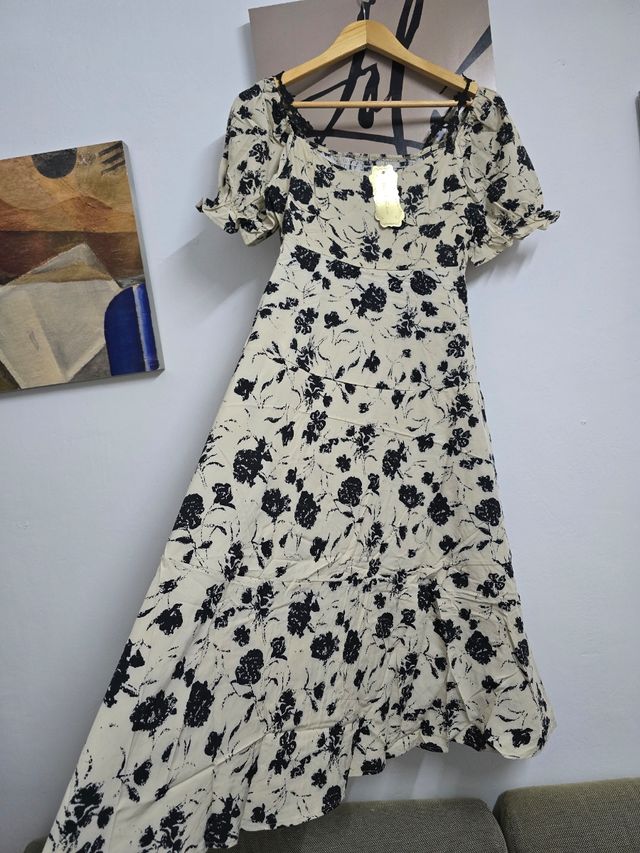 Vestido floral vintage