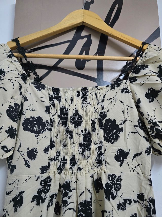 Vestido floral vintage