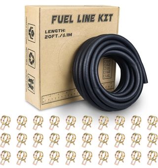 Kit Tubo carburante Benzina 6 metri + 30 Fascette